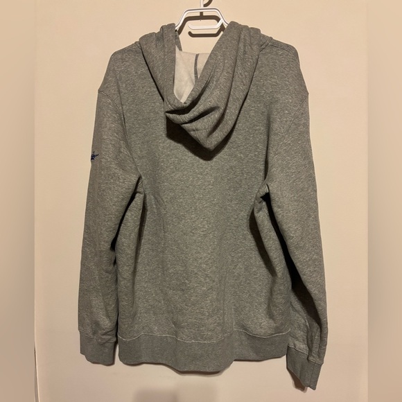 New England Patriots Nike Historic Throwback Grey Full-Zip Hoodie Men Size Large - Picture 2 of 3